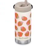 Isolerad Termosmugg TKWide 355ml med Twist Cap, jordgubb