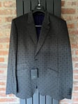 Paul Smith Blazer / Suit Jacket - LONDON  Black  Diamond Pattern Uk Chest 44"