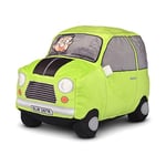 Mr Bean 1256 Musical Car Plush, Soft Toy with Sound Effects, Ages 3 Years+ , Green