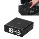 3-In-1 LED Digital Alarm Clock with Wireless Charging for Bedroom UK