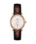Tissot Carson WoMens Brown Watch T1222073603100 Leather (archived) - One Size