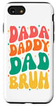 Coque pour iPhone SE (2020) / 7 / 8 Rétro Groovy Dada Daddy Dad Bruh Funny Fête des Pères 2023