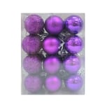 Christmas Tree Ball Bauble Hanging Xmas Decoration Supplies Purple