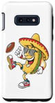 Coque pour Galaxy S10e Taco Football Fiesta Cinco De Mayo Motif Jour de Jeu Amusant