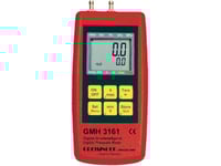 Greisinger Gmh 3161-07 Trykmålingsudstyr Lufttryk, Ikke-Aggressive Gasser, Korrosive Gasser -0.01 - 0.350 Bar