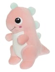 Squeezie, Sitting Dino, Pink Toys Soft Toys Stuffed Animals Pink Teddykompaniet