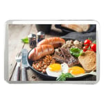 Tasty Cooked Breakfast Classic Fridge Magnet - Full English Yum Gift #15999