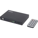 SpeaKa Professional SP-HDS-QMV100 4 Port HDMI Quad Multi-Viewer with Remote Control Full HD 1080p @ 60Hz