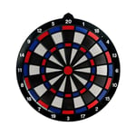 LHQ-HQ Dart Board 18 Inch Safety Target Soft Dart Board Set To Send Six Soft Darts And 20 Dart Heads Full Size Match Dart Board (Color, Size : One size)