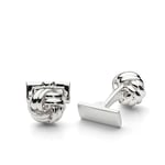 Manschettknappar Knot, Silver