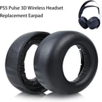Cuir Protéiné Mousse Coussin Coussinets pour Sony Playstation 5 Pulse PS5 3D Wireless Casque,avec Mousse Anti-Bruit