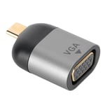 USB C to VGA Adapter, Type C (male) to VGA (female) Support 1080P 60HZ Converter, for MacBook Pro, for MacBook Air, for Samsung Galaxy S10/S9, etc