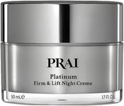PRAI Platinum Firm & Lift Night Creme (50Ml) - Helps Fight Free Radicals with Sh
