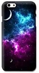 Coque pour iphone 7 / 8 / SE (2020) Espace Univers Galaxie - Bleu Violet N