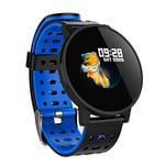 ZZJ Smart Watch,Waterproof Activity Fitness Tracker HR Blood Oxygen Blood Pressure Clock Men Women Smart Watch,C