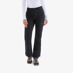 ARCTIX Sarah Fleece-Lined Softshell Pants Pantalon de Neige Femme, Noir, Large (12-14) Long
