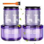 Set med 2 Dyson V12-filter, för Dyson V12 Slim Absolute dammsugare, tvättbara HEPA-filtertillbehör, Dyson V12 bakre filter