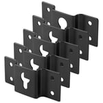 DIY Audio Sound Box Speaker Wall Mount Iron Hook Hanger Plate 5PCS G3R92241