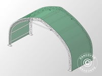 Förlängning 3m för tälthall, rundbågehall Lagertält Förrådstält 15x15x7,42m, PVC, Grön