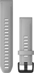Garmin Quickfit 20mm pudergrå silikonarmband 010-12866-00
