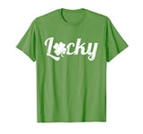 Lucky Shamrock Shirt St Patricks Day Women Men Retro Clover T-Shirt