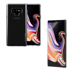 tech21 Protective Samsung Galaxy Note 9 Case Ultra-Thin Protection Back Cover Case - Pure Clear Impact Shield Anti-Scratch Screen Protector (2 Piece Bundle)