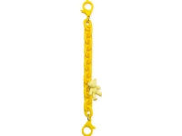 Hurtel Color Chain (rep) färgad kedja hängsmycke för telefon plånbok ryggsäck gul