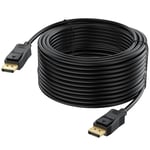 NÖRDIC 10m Displayport 2.1-kabel DP40 UHBR10 40Gbps 8K30Hz 4K144Hz