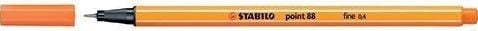Point Cinnabar Pale (10Pcs) Stabilo Thin Ink Pen