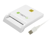 TECHly Compact - Läsare/skrivare för SmartCard - USB 2.0 - vit