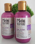 Maui Moisture 2x100ml Hair Care Shampoo Shea Butter Revive, Hydrate For Dry Hair