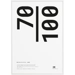 Paper Collective-Ramme Hvid / Akrylglas, 70x100 cm