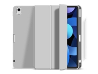 eSTUFF Miami - Lommebok for nettbrett - polykarbonat, polyuretanlær, termoplast-polyuretan (TPU) - grå, blank - for Apple 10.9-inch iPad (10. generasjon)