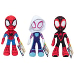 Spidey and His Amazing Friends Plush Mascot Soft Toy 20cm Ghost Spider Spin Mix