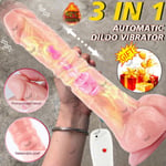Automatic Thrusting Dildo Sex Machine for Women Hands-Free Sex Toy-Telescopic UK