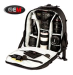 GEM Professional Series - SLR Camera Backpack - Tripod Holder & Laptop Section