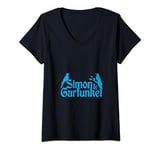 Womens Simon & Garfunkel - Birds V-Neck T-Shirt