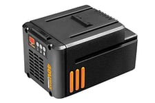 WORX - Batterie de rechange supplémentaire Lithium-Ion 40V 2,5Ah - Pour tous les outils Powershare 40V - Avec indicateur de niveau de charge - WA3545
