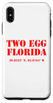 iPhone XS Max Two Egg Florida Coordinates Case