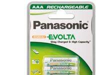 Panasonic 12X4 Panasonic Nimh Micro Aaa 750 Mah Uppladdningsbart Batteri Evolta