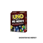 UNO Spel No Mercy Familj Rolig Underhållning Brädspel Roligt Spelkort