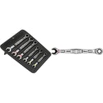 Wera Joker Combination Double Open-Ended Wrench Set, 6pc, 05020022001 & Joker Combination Ratchet Spanner, 8 mm, 05073268001