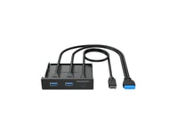 Usb Hub Graugear Graugear Usb-Hub Multi Front Panel, Usb 3.2 Gen2 Type-C Retail