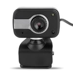 Sutinna USB HD Webcam with MIC 12MP HD Web Camera Cam 360° for LCD Screen Laptop for/MSN/ICQ Night Vision for Video Conference