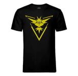 T-Shirt Homme Col Rond Pokemon Go Equipe Intuition Geek Jeux Video