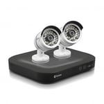 Swann 2 x Camera CCTV Security Kit, HD 3MP with 4 Channel DVR 1TB Pre-