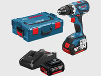 Bosch Drill GSR 18V-EC 2x5AH GAL1840CV L-BOX