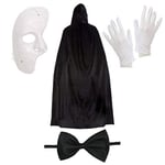 Robelli Phantom of the Opera Halloween Fancy Dress Set