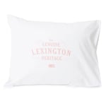 Lexington Lexington-Printed Cotton Poplin Tyynynpäällinen 50x60 cm, Valkoinen / Pinkki