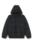 Levi's Men's Sunset Short Puffer Jacket, Jet Black, XL
